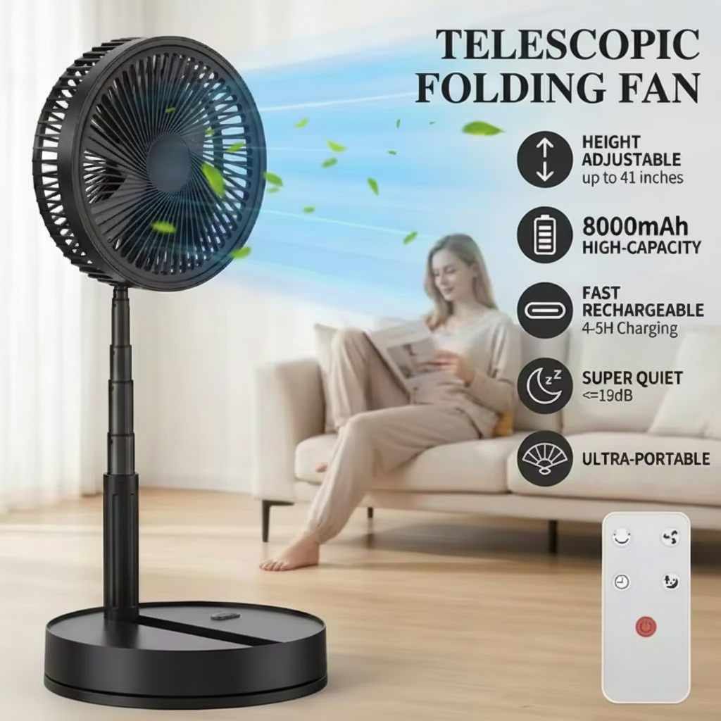 Ventilateur sur pied portable