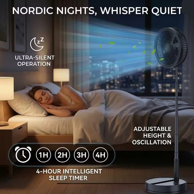 Ventilateur sur pied portable