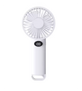 Portable handheld fan with LCD display and 6-speed wind power